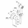Гігієнічний душ Kludi 389983976 KLUDI Bozz зі змішувачем