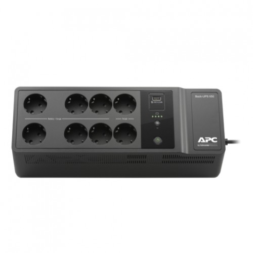 Источник бесперебойного питания APC Back-UPS 650VA, 1 USB charging port