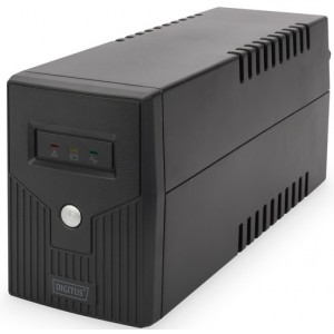 Источник бесперебойного питания Digitus Line-Interactive, 600VA/360W, LED, 2xSchuko, RJ11, USB
