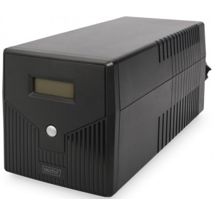 Источник бесперебойного питания Digitus Line-Interactive, 2000VA/1200W, LCD, 4xSchuko, RJ45, RS232, USB