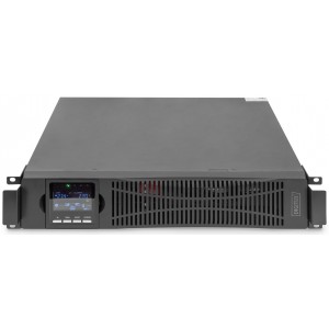 Источник бесперебойного питания Digitus OnLine, 2000VA/2000W, LCD, 8xC13, RJ45, RS232, USB, Rack/Tower