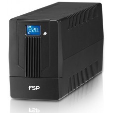 Источник бесперебойного питания FSP iFP650, 650VA/360W, LCD, USB, 2xSchuko