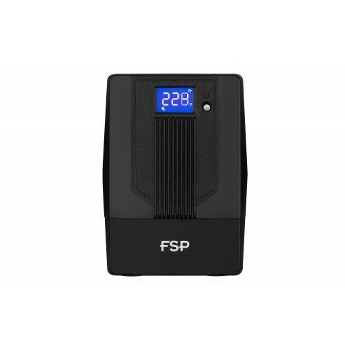 Джерело безперебійного живлення FSP iFP650, 650VA/360W, LCD, USB, 2xSchuko