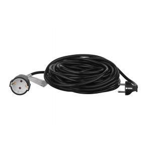Мережевий подовжувач 2E 1XSchuko, 3G*1.5мм, 15м, black