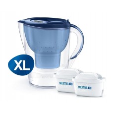 Фильтр-кувшин Brita Marella XL Memo + 2 картриджа 3.5 л (2.2 л очищенной воды), синий