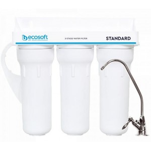 Фильтр  Ecosoft Standard, тройной, полипропилен + 2 угольных картриджа