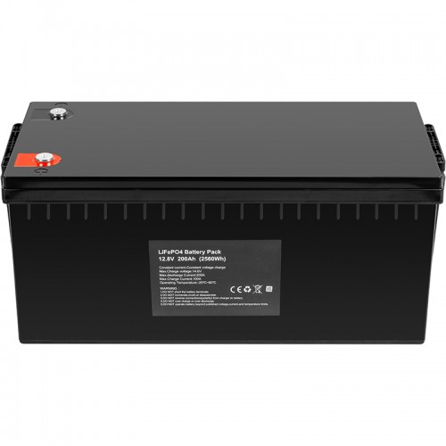 Акумулятор PowerPlant LiFePO4 12.8V 200Ah (LFP12200B)