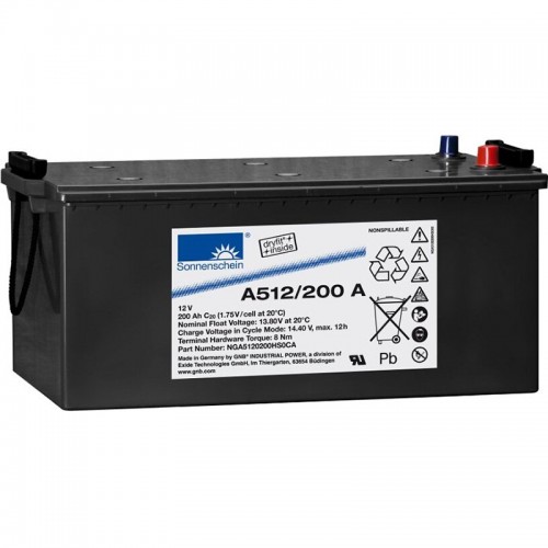 Гелевый аккумулятор Exide 200Ah 770A Max. 12V