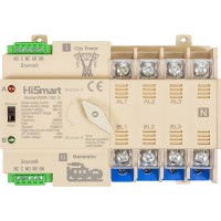 Автоматический переключатель HiSmart W2R-4P 220V 100A