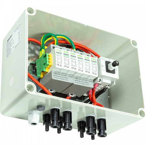 Изображение Коммуникационная коробка PV, DC 2 входа - 2 выхода, IP66