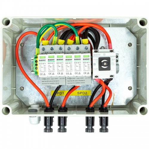 Коммуникационная коробка PV, DC 2 входа - 2 выхода, IP66