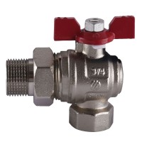 Кран шаровый угловой с американкой ARCO 3/4″ SENA 154304