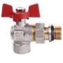 Зображення Кран кульовий кутовий з американкою WATERVALVE Q003 NV-V124 1/2″ ЗB