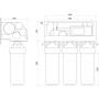 Система обратного осмоса OasisPro, насос + ПЛАСТ. бак, минерализатор, блок управления BSL02M-RO-75