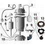 Насос фекальный с режущим механизмом Optima WQ10-12G 1,3кВт