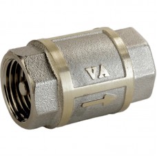 Клапан обратного хода воды VA никелированный 1/2″ВР х 1/2″ВР литейный Б3601А(нк)