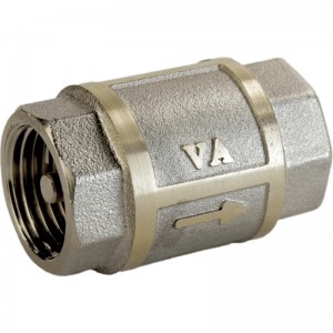 Клапан обратного хода воды VA никелированный 1/2″ВР х 1/2″ВР литейный Б3601А(нк)