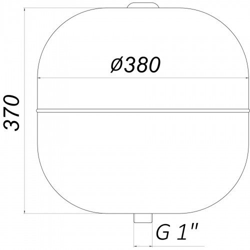 Гідроакумулятор з фіксованою мембраною 35л ZILMET HYDRO-pro 10bar ( 11A0003500 )