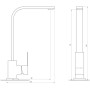 Смеситель для кухни Globus Lux SICILIA SBQ-203S фото 3