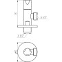 Кран напівобертовий кутовий SOLOMON 1/2″х1/2″ 9081