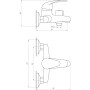 Смеситель для ванны EcoMix ENERGO E-GEZ-102N фото 4