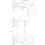 Смеситель для ванны Globus Lux Laguna GLA-0102N фото 4