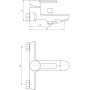 Смеситель для ванны TOPAZ CORSICA TC 16101-H48 фото 4