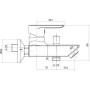 Змішувач для ванни та душу Cersanit VERO S951-004 фото 1