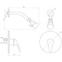 Смеситель для душа Globus Lux SOLLY GLSO-0105S фото 4