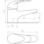 Смеситель для умывальника EcoMix ENERGO E-GEZ-101 фото 3