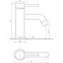 Смеситель для умывальника Globus Lux ALPEN SBT1-101L фото 5