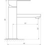 Смеситель для умывальника Globus Lux SICILIA SBQ-101 фото 3