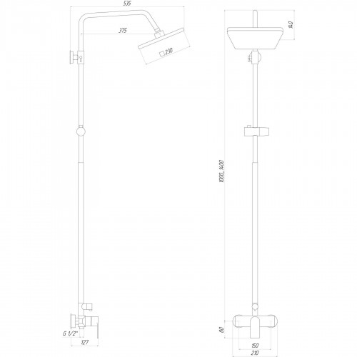 Зображення Душова система Globus Lux NIAGARA GLN-0005