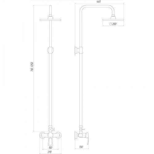 Зображення Душова система Globus Lux SEVA GLSV-0088