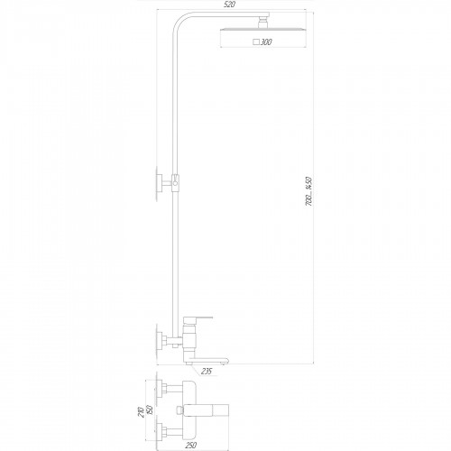 Зображення Душова система Globus Lux MILANO GLM-0007