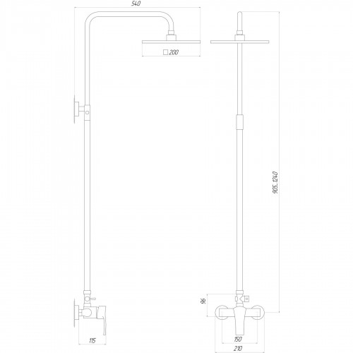 Зображення Душова система Globus Lux QUEENSLAND GLQU-0077