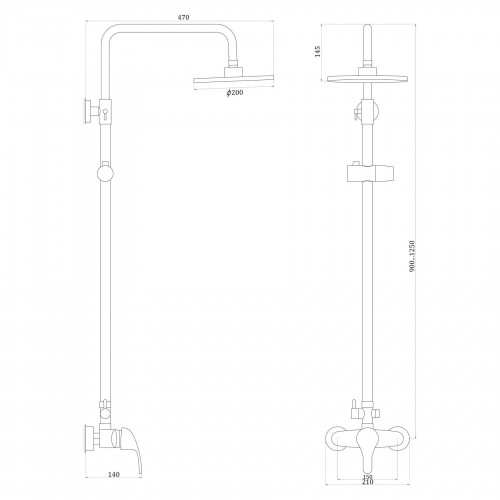 Зображення Душова система Globus Lux Solly GLSO-0044