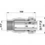 Соединение прямое зажимное с внутренней резьбой AGAflex DN20(24,3-27,5 мм) х 3/4″ IK фото 2