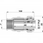 Соединение прямое зажимное с внутренней резьбой AGAflex DN25(31,2-34,4 мм) х 1″ IK фото 2