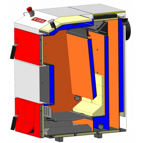 Изображение Котел твердотопливный шахтный длительного горения КТШ-16 ECO FRONT