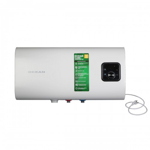 Зображення Водонагрівач Ocean CUBE-Horizontal RZF80D-4, ET+WT (мокрий тен) 80л