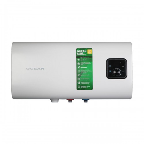Зображення Водонагрівач Ocean CUBE-Horizontal RZF50D-4, ET+WT (мокрий тен) 50л