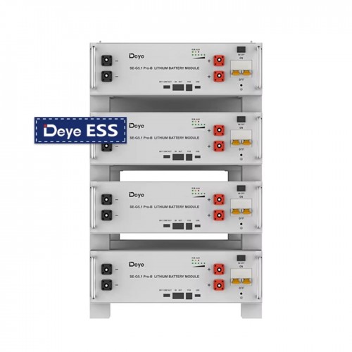 Изображение Аккумуляторная батарея DEYE SE-G5.1 Pro-B LiFePO4 LV 51.2v 100AH 5.12kWh