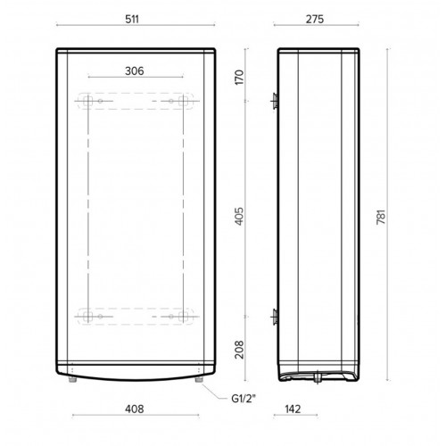 Изображение Водонагреватель Ariston VELIS TECH 100 EU