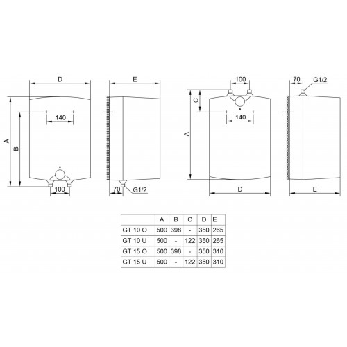 Изображение Водонагреватель Tiki Mini PBT 15 (700189)