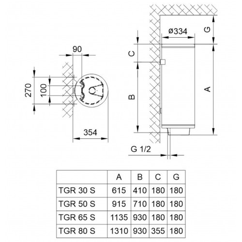 Зображення Водонагрівач Tiki Prime MS 80 V9 (700133)