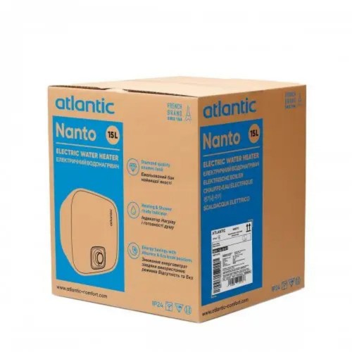 Изображение Водонагреватель Atlantic Nanto SWH 15U M-N1 2000W (821526)