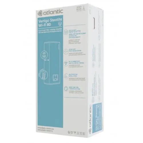 Изображение Водонагреватель Atlantic Vertigo Steatite WI-FI 80 ES-MP0652F220-S WD 2250W (841417)